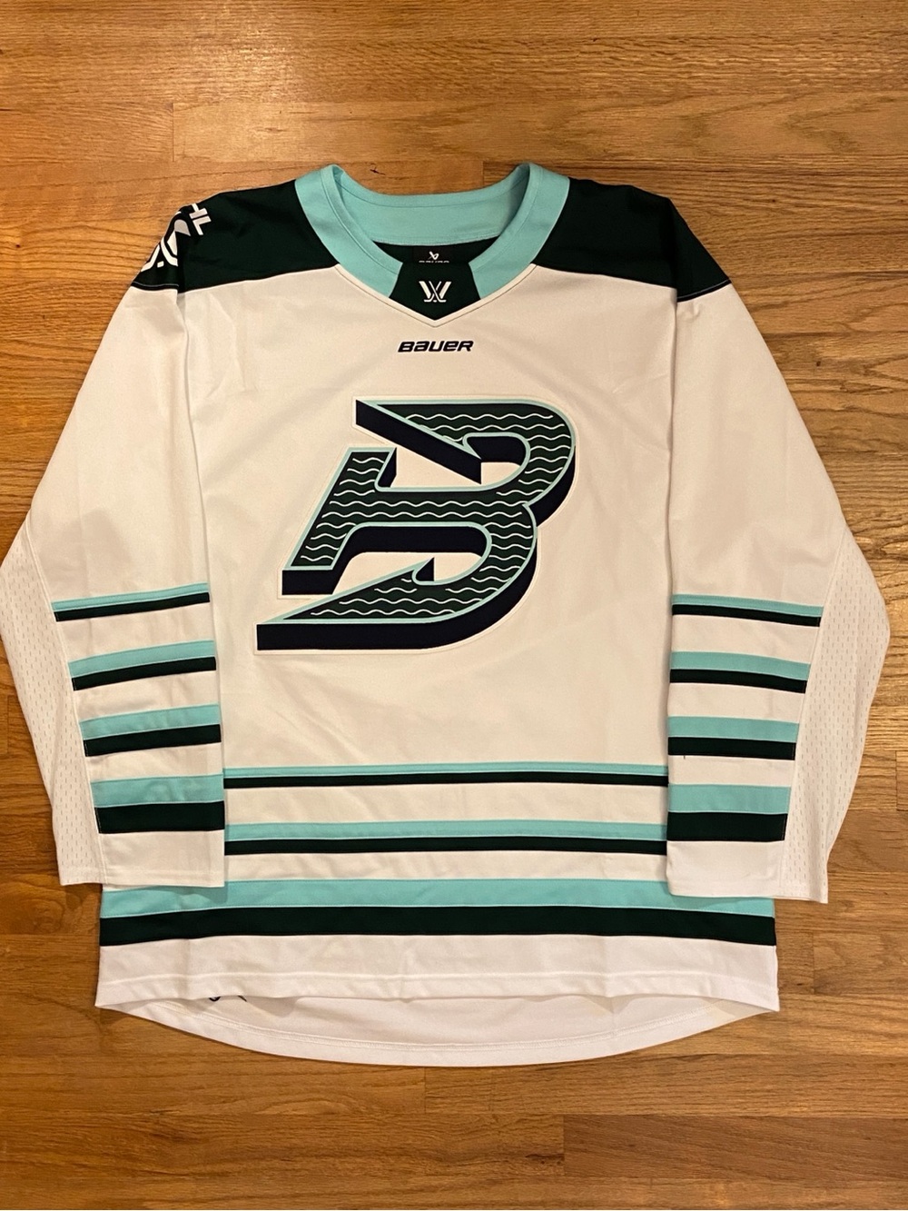 Boston Fleet PWHL away Hockey Jersey